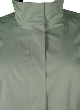 Jacket with pockets and high collar, Sea Spray, Packshot image number 2