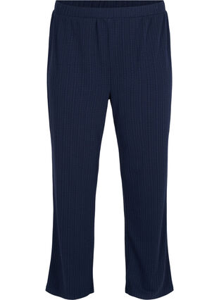 Loose trousers with structure, Navy Blazer, Packshot image number 0