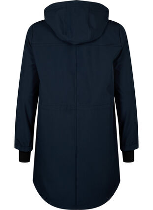 Softshell jacket with detachable hood, Night Sky, Packshot image number 1