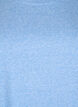 Melange t-shirt with short sleeves, Light Blue, Packshot image number 2