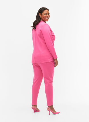 Cropped trousers with pockets, Shocking Pink, Model image number 1
