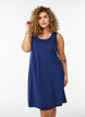Sleeveless A-line dress, Blue, Model image number 0