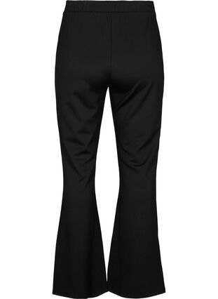 Bootcut trousers in viscose mix, Black, Packshot image number 1