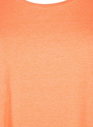 Neon colored cotton t-shirt, Neon Coral, Packshot image number 2