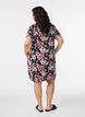 Short-sleeved cotton dress with print, Blue, Model image number 2