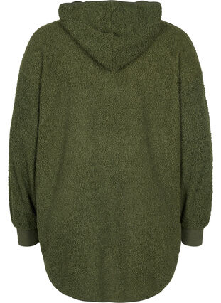 Teddy hoodie, Rifle Green, Packshot image number 1
