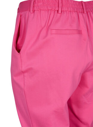 Cropped trousers with pockets, Shocking Pink, Packshot image number 3