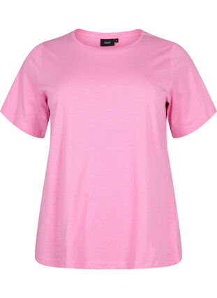 Basics cotton t-shirt 2-pack, Rosebloom/Navy B, Packshot image number 2