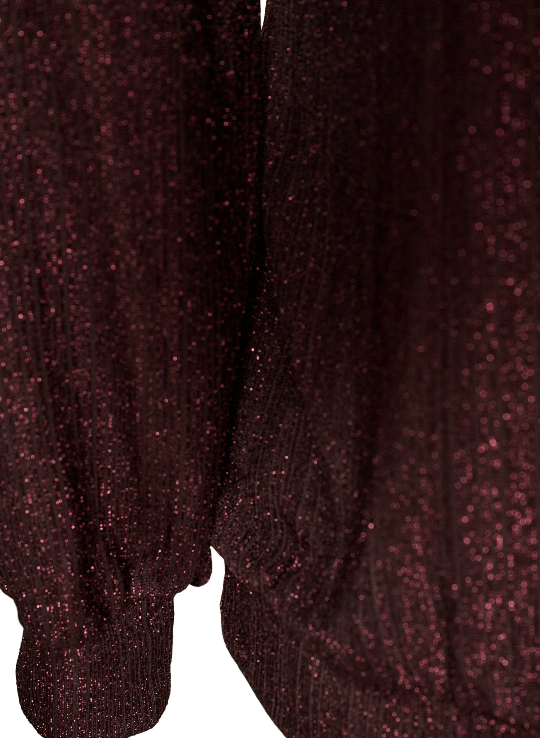 ZizzifashionBlouse with vertical texture and glitter thread, Brown, Packshot image number 3