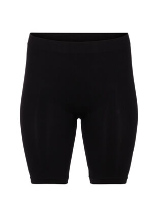 Seamless cycling shorts, Black, Packshot image number 0