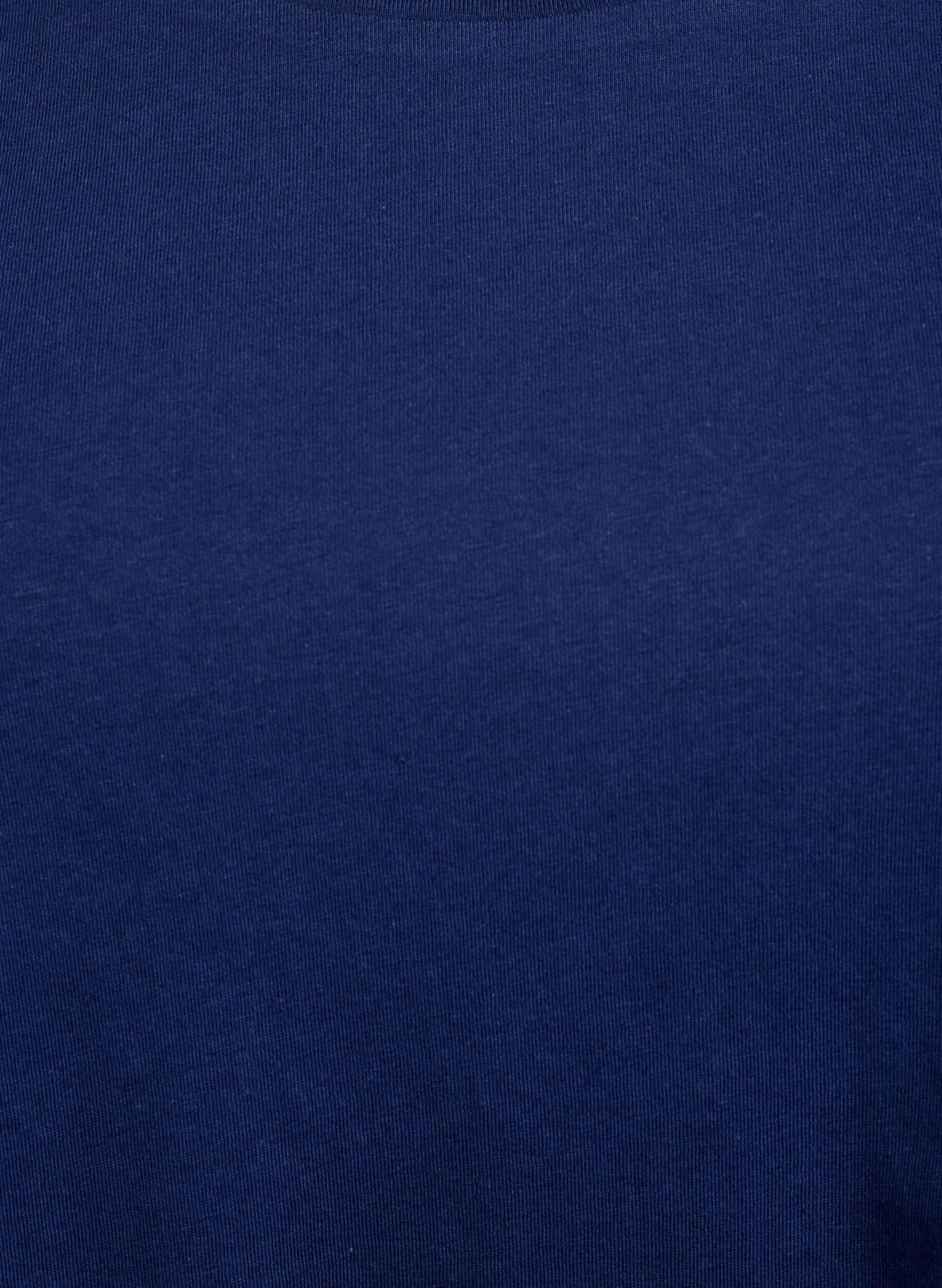 ZizzifashionT-shirt with a round neck and A-line shape, Blue, Packshot image number 2