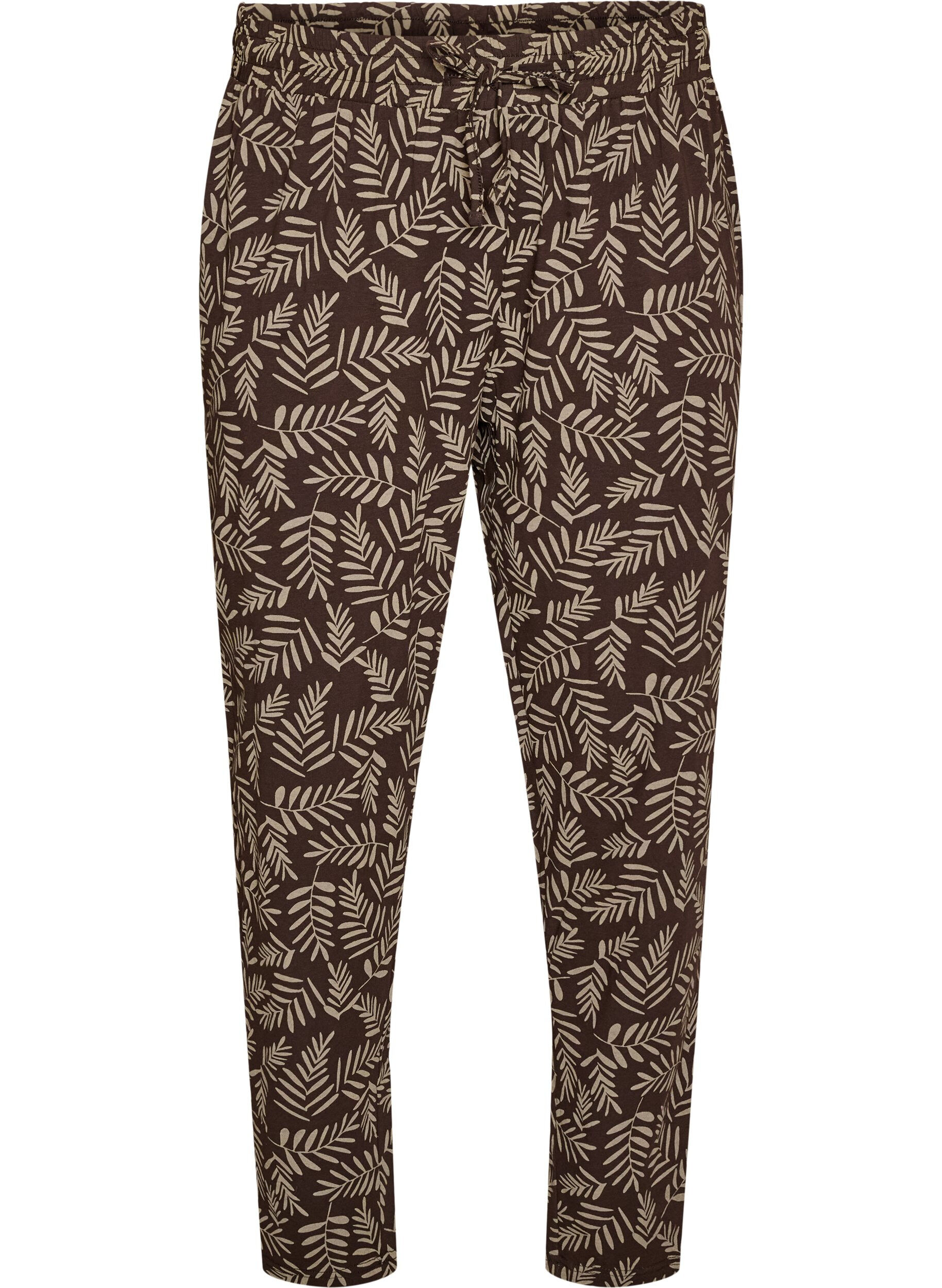 Cotton pyjamas pants with print