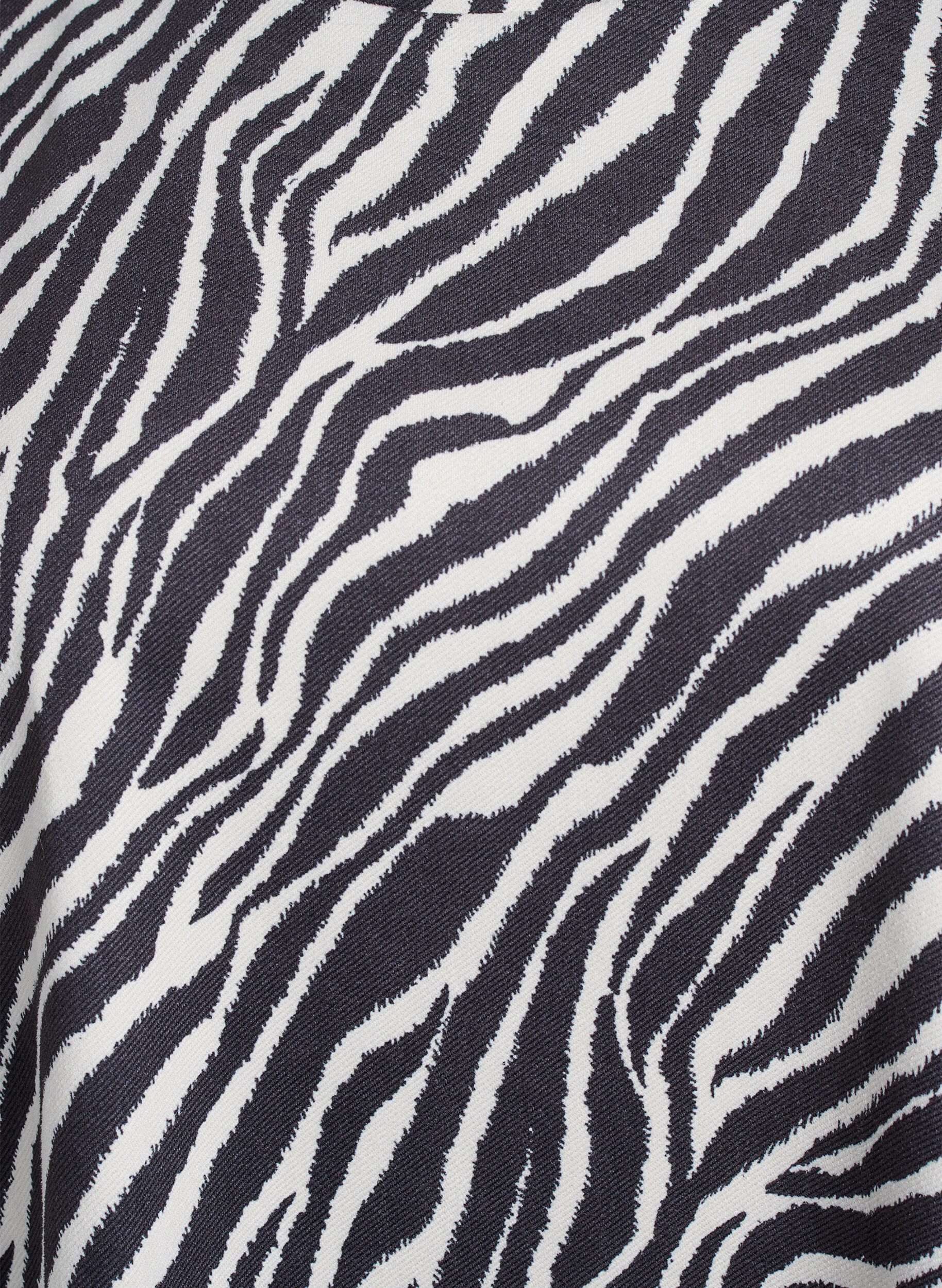 Zizzifashion FLASH - Zebra print T-shirt, Black, Packshot image number 2