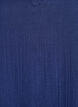 Short A-line dress in cotton muslin, Blue, Packshot image number 2