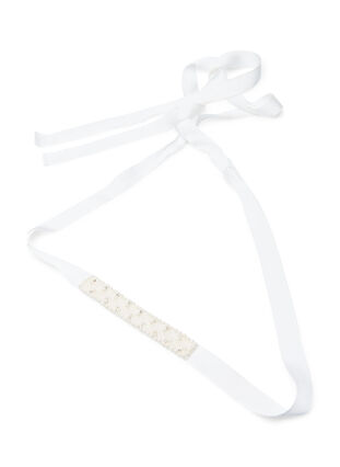 Beaded bridal belt, Star White, Packshot image number 0