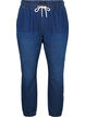 Denim joggers with pockets, Blue, Packshot image number 0