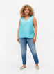 Viscose top with structure, Bachelor Button, Model image number 2