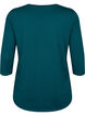 Workout top with 3/4 sleeves, Green, Packshot image number 1