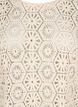 Crochet blouse with short sleeves, Beige, Packshot image number 2