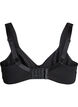Minimizer bra with padded straps, Black, Packshot image number 1
