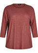 Jersey blouse with 3/4 sleeves, Red, Packshot image number 0
