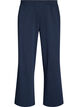 High-waisted sweatpants with wide legs, Blue, Packshot image number 0