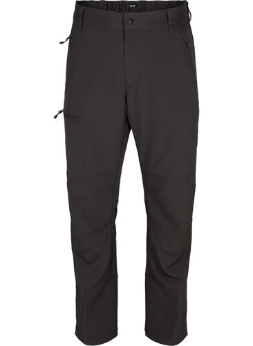Hiking trousers with pockets, Black, Packshot image number 0