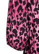 Viscose blouse with 3/4 sleeves and balloon effect, Pink, Packshot image number 3