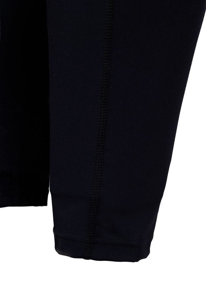 7/8 training tights with pockets, Black, Packshot image number 3