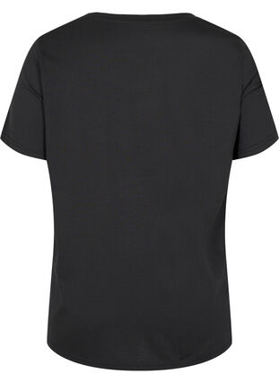 Short-sleeved crew neck t-shirt, Black MB, Packshot image number 1