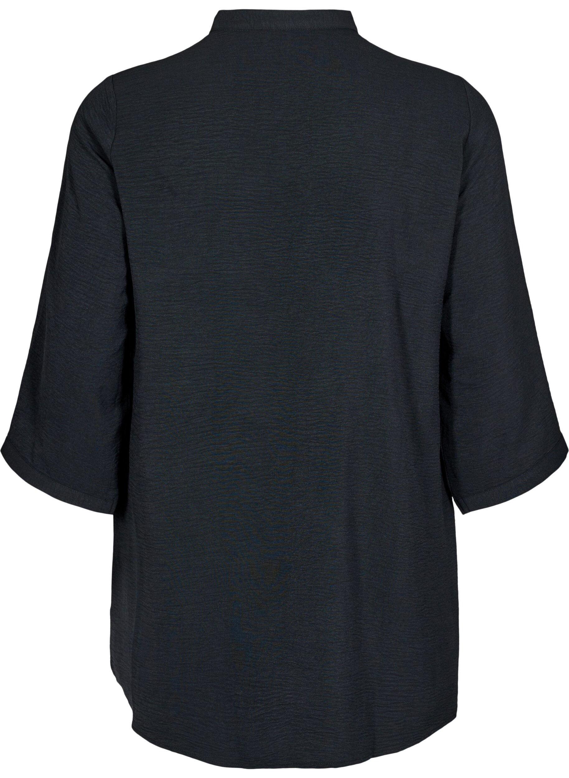 Zizzifashion FLASH - Tunic with 3/4 sleeves, Black, Packshot image number 1