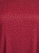 Dress with rhinestones and scalloped edges, Dark Bordeaux, Packshot image number 2