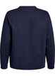 Sweatshirt with crew neck, Blue, Packshot image number 1