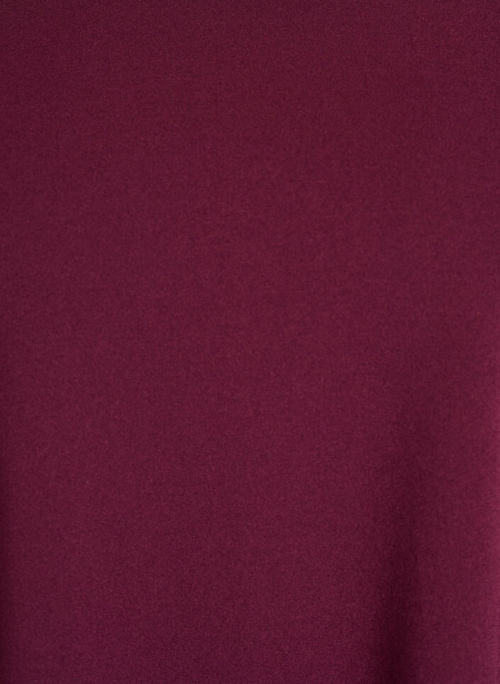 FLASH - Short A-line dress with 3/4 sleeves, Red, Packshot image number 2