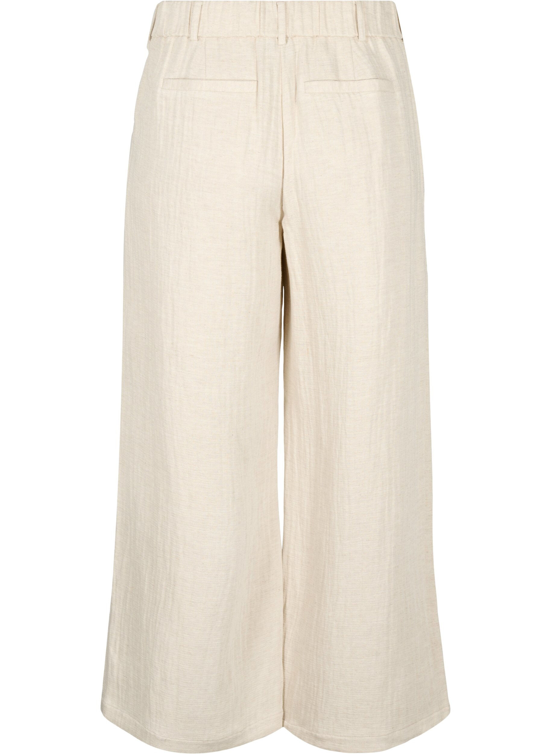 Zizzifashion Suit trousers in a material blend with linen, Rainy Day, Packshot image number 1