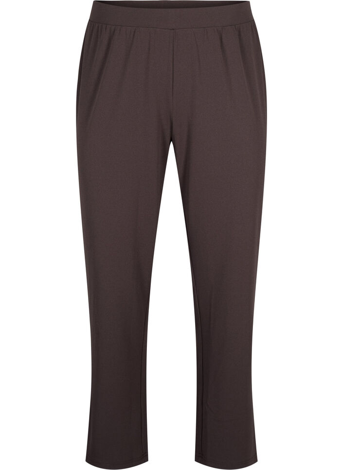 FLASH - Straight fit trousers, Brown, Packshot image number 0