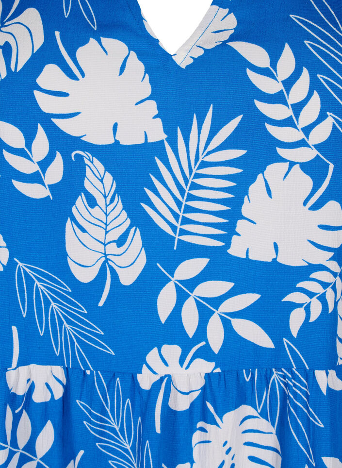 FLASH - Printed A-line dress, Skydiver White AOP, Packshot image number 2