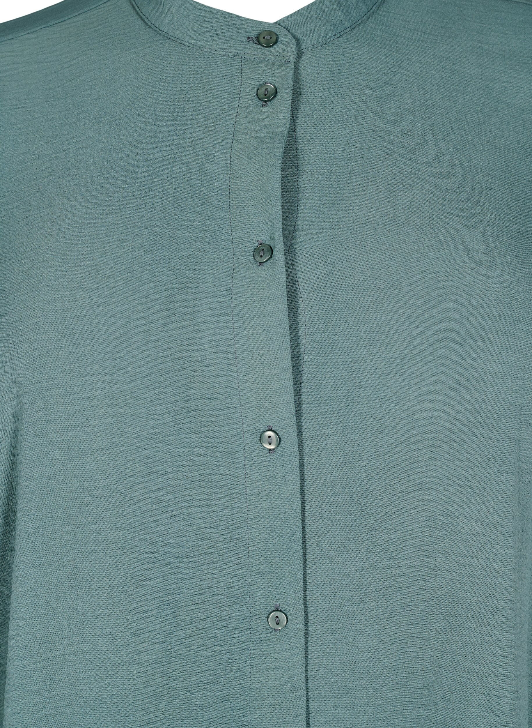 Zizzifashion FLASH - Tunic with 3/4 sleeves, Green, Packshot image number 2