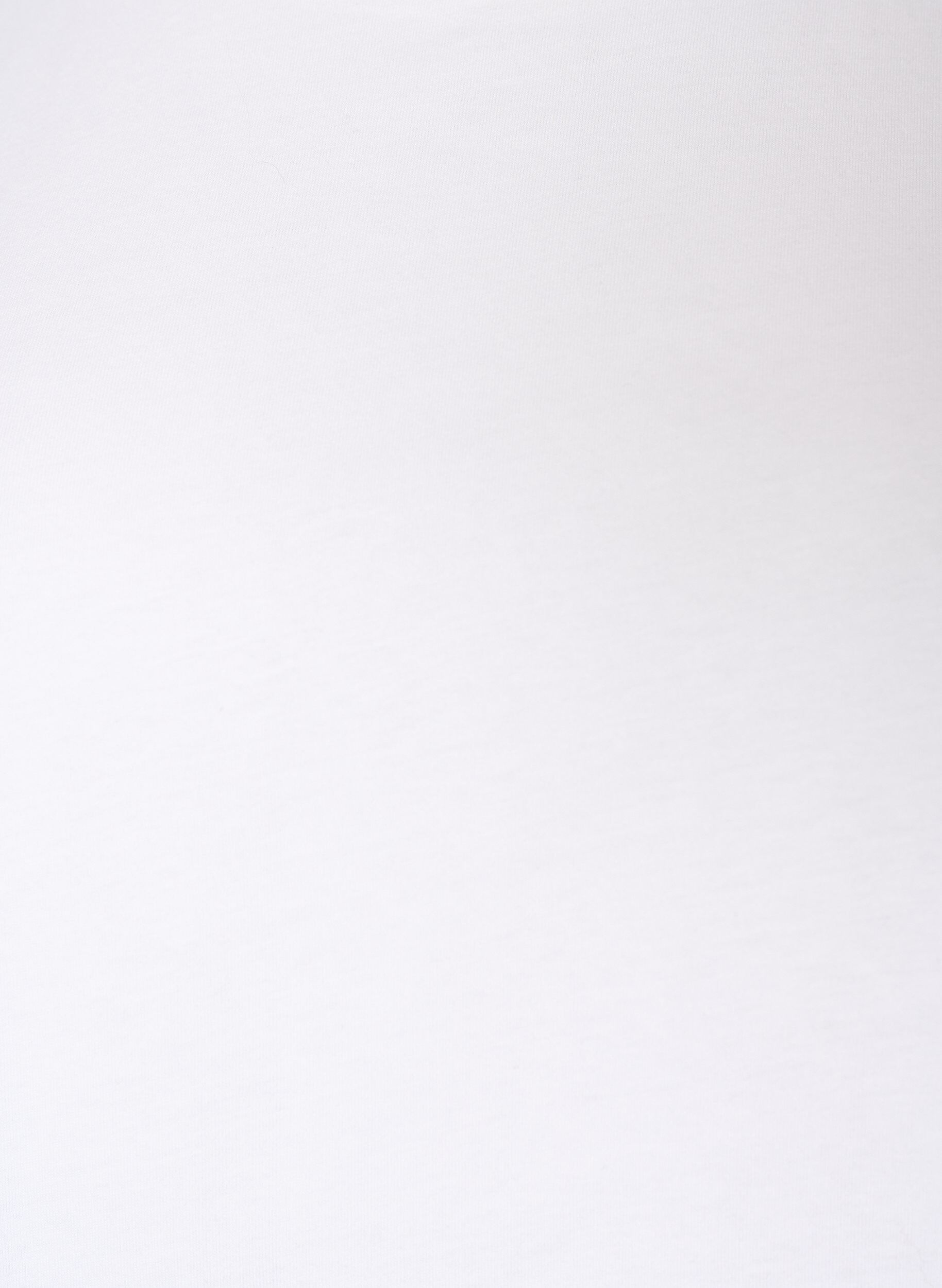 ZizzifashionOrganic cotton T-shirt with ruffle sleeves, White, Packshot image number 2