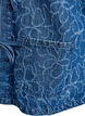 Denim jacket with tie fastening and pockets, Blue Denim Destroy, Packshot image number 3
