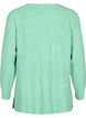 Knitted blouse with round neck, Light G. Green Mel., Packshot image number 1