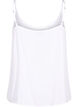 Strap top in viscose, White, Packshot image number 1