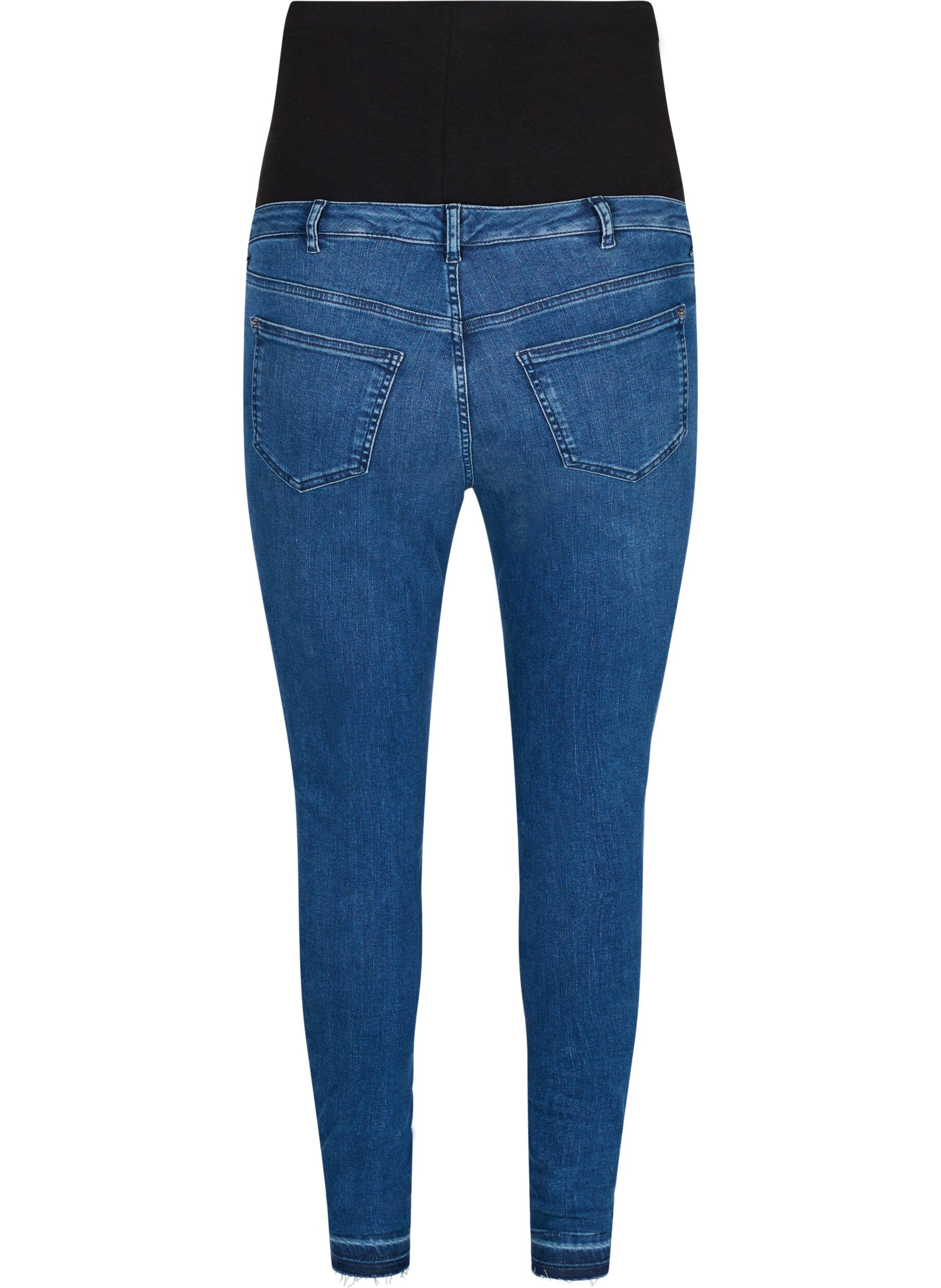 Zizzifashion Maternity Amy jeans, Blue denim, Packshot image number 1