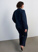 Fitted denim jacket with zip, Blue, Model image number 2
