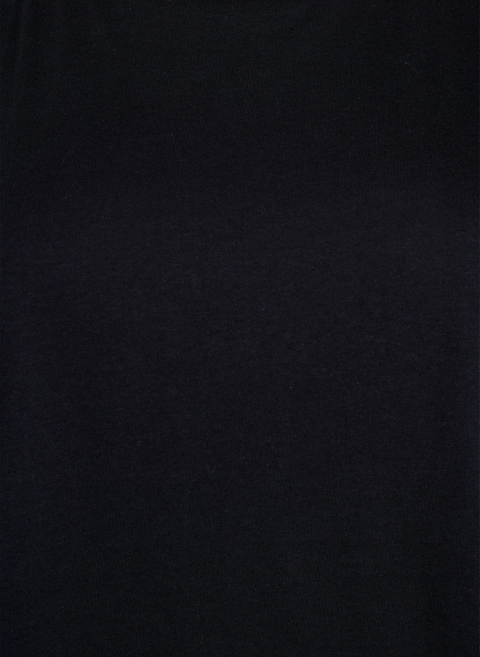 Zizzifashion Sleeveless jersey blouse with shoulder pads, Black, Packshot image number 2