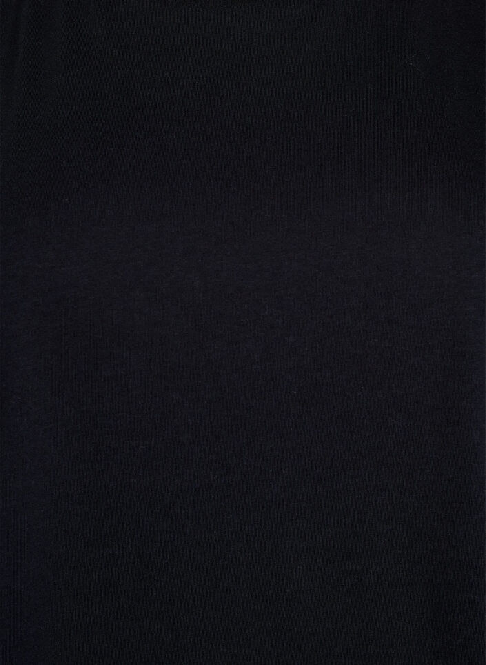 Sleeveless jersey blouse with shoulder pads, Black, Packshot image number 2