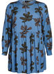 Long-sleeved tunic with a seam, Blue, Packshot image number 0
