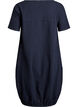 Short-sleeved cotton dress, Blue, Packshot image number 1