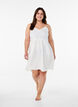 Cotton beach dress with narrow straps, Vanilla, Model image number 1