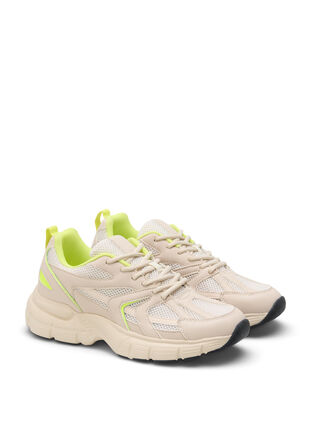 Wide fit trainers , Tapioca, Packshot image number 1